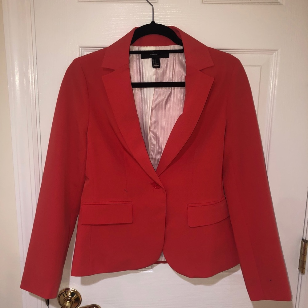 Coral blazer